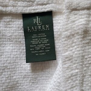 Ralph Lauren Bedding - Ralph Lauren ° Full/Queen ° White ° Blanket Ralph Lauren Bedding - Ralph Lauren ° Full/Queen ° White ° Blanket